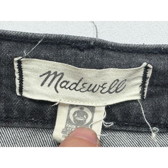 Madewell Women's The Perfect Vintage Black Stretch Denim Jeans - Size 27 (29x27) - Picture 4 of 7